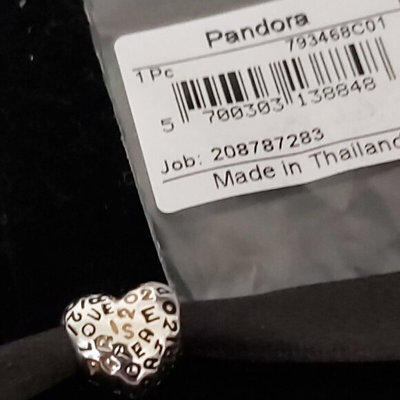 Pandora *France Exclusive* Paris 2024 Paralympic Games Heart Charm 793468C01 - Picture 11 of 13